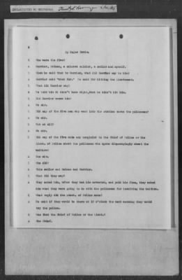 251-300 > 272 - Memo from Emmett J. Scott to Genl. E.L. Munson, Chief, Morale Branch. Re: Report made by colored Sgts. Cyrus W. Perry and I.H. Holmon.