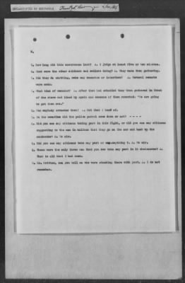 251-300 > 272 - Memo from Emmett J. Scott to Genl. E.L. Munson, Chief, Morale Branch. Re: Report made by colored Sgts. Cyrus W. Perry and I.H. Holmon.