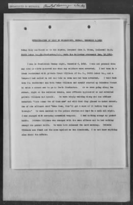 251-300 > 272 - Memo from Emmett J. Scott to Genl. E.L. Munson, Chief, Morale Branch. Re: Report made by colored Sgts. Cyrus W. Perry and I.H. Holmon.