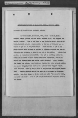 251-300 > 272 - Memo from Emmett J. Scott to Genl. E.L. Munson, Chief, Morale Branch. Re: Report made by colored Sgts. Cyrus W. Perry and I.H. Holmon.