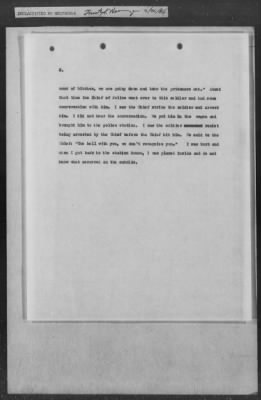 251-300 > 272 - Memo from Emmett J. Scott to Genl. E.L. Munson, Chief, Morale Branch. Re: Report made by colored Sgts. Cyrus W. Perry and I.H. Holmon.