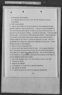 Thumbnail for 251-300 > 272 - Memo from Emmett J. Scott to Genl. E.L. Munson, Chief, Morale Branch. Re: Report made by colored Sgts. Cyrus W. Perry and I.H. Holmon.