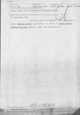 Old German Files, 1909-21 > William Mankin (#8000-178163)