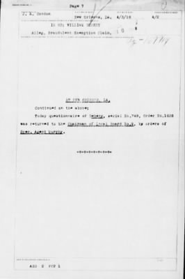 Old German Files, 1909-21 > William Debeny (#8000-167714)