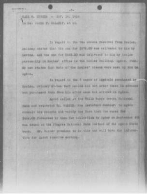 Miscellaneous Files, 1909-21 > Various (#20827)