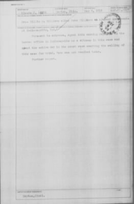 Miscellaneous Files, 1909-21 > Various (#30234)