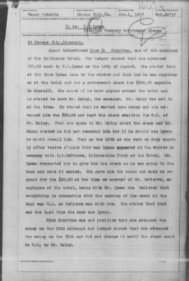Miscellaneous Files, 1909-21 > F. S. Lyman (#16634)