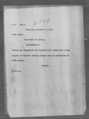 Miscellaneous Files, 1909-21 > Case #21564