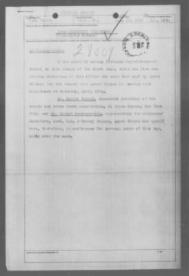 Miscellaneous Files, 1909-21 > Various (#28009)