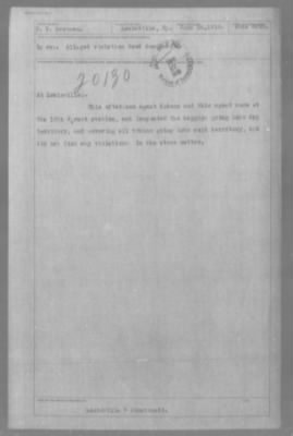 Miscellaneous Files, 1909-21 > Various (#20130)