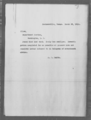 Miscellaneous Files, 1909-21 > Case #28019