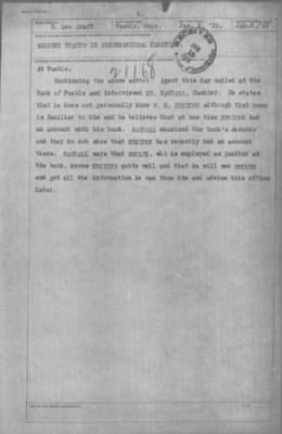Miscellaneous Files, 1909-21 > Various (#21168)