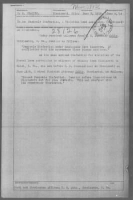 Miscellaneous Files, 1909-21 > Various (#28126)
