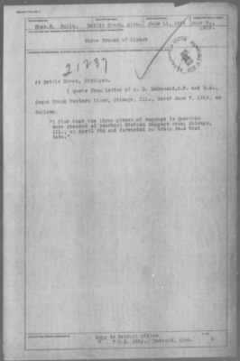 Miscellaneous Files, 1909-21 > Various (#21237)