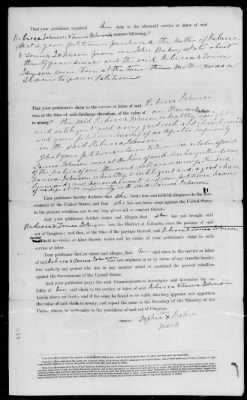 Thumbnail for Petitions Filed Under The Act Of April 16, 1862 > Baker, Sophia (911)