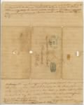 1838 Letter describing Christmas in Philadelphia (back)