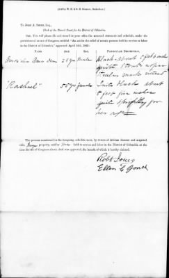 Emancipation Papers > Jones, Ellen C (Owner)