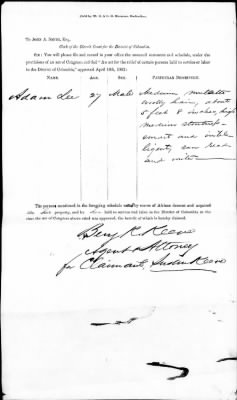 Emancipation Papers > Keene, Benjamin R (Owner)