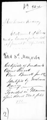 Emancipation Papers > Kearney, Louisa (Owner)