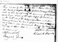 James Thomas 1859 petition for land