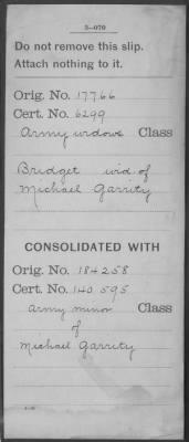 Company [Blank] > Garrity, Michael (WC6299)