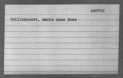 Vailloncourt > Vailloncourt, Marie Anne Rose