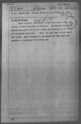 Thumbnail for Miscellaneous Files, 1909-21 > Violation Act Nov. 21, 1918 (#34459)