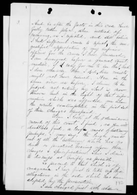 Thumbnail for Court Documents > Custer's Written Defense