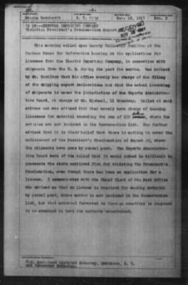 Thumbnail for Miscellaneous Files, 1909-21 > Violation President's Proclamation, August 30, 1917 (#54756)