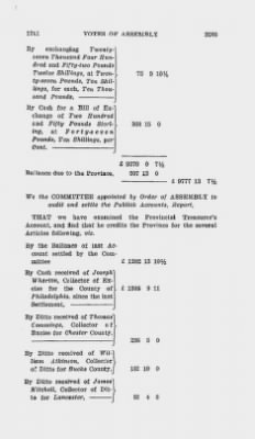 Volume III > Votes of Assembly 1741