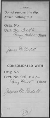 Thumbnail for Company [Blank] > Bedell, James M (WC3145)