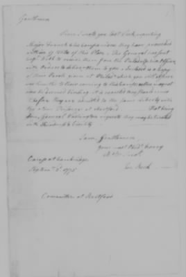 Thumbnail for Misc Ltrs to Congress 1775-89 > R (Vol 19)