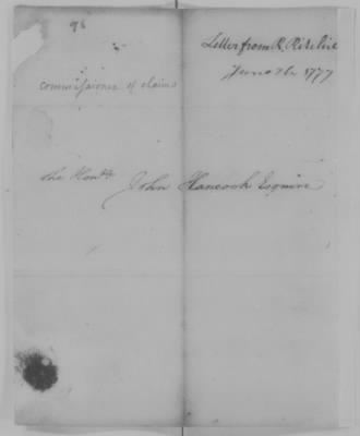Misc Ltrs to Congress 1775-89 > R (Vol 19)