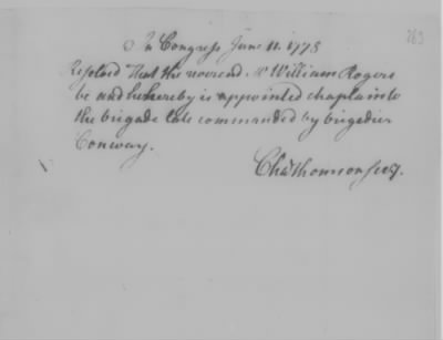 Misc Ltrs to Congress 1775-89 > R (Vol 19)