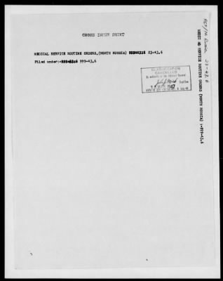 "Medical Service Routine Orders" (43.6)