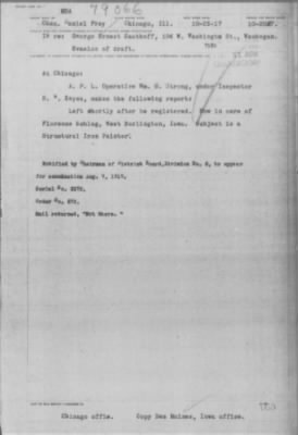 Old German Files, 1909-21 > George Ernest Saathoff (#8000-79066)