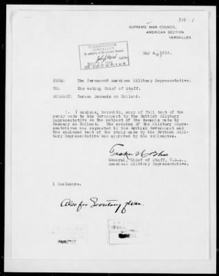 American Section > Joint Note relating to German demands on Holland