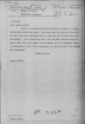 Old German Files, 1909-21 > Treasonable Utterances (#8000-71052)