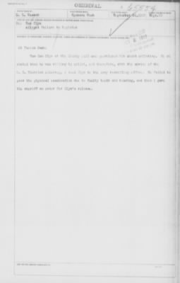 Old German Files, 1909-21 > Sam Clyn (#65554)