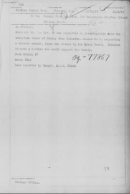 Old German Files, 1909-21 > Henery John Schsofer (#8000-77867)