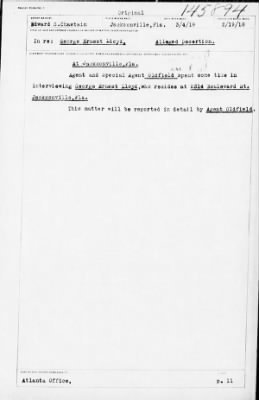 Old German Files, 1909-21 > George Ernest Lloyd (#8000-145894)