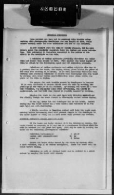 Thumbnail for G: Photographic Section > 7: Report on the Suspension of Aerial Cameras in Airplanes aND History of the Aerial Photography School at the 2d Aviation Instruction Center