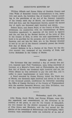 Volume IV > Executive Minutes of Governor Simon Snyder 1808-1812