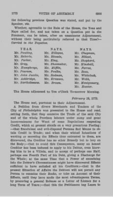 Volume VIII > Votes of Assembly 1773