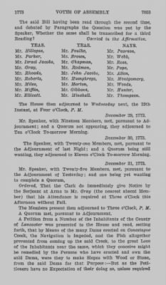 Volume VIII > Votes of Assembly 1773