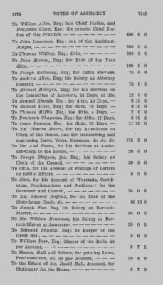 Volume VIII > Votes of Assembly 1774