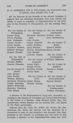 Volume VIII > Votes of Assembly 1774