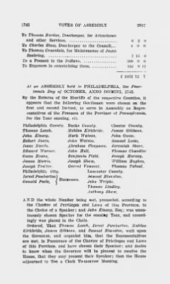 Volume IV > Votes of Assembly 1742