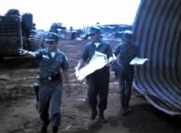 Inspection by the I Corps ARVN Engineer and CPT. Long of 101st.