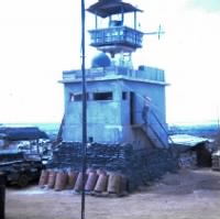 Observation Tower built by Engineers at Fire Base 4, DNZ, Vietnam